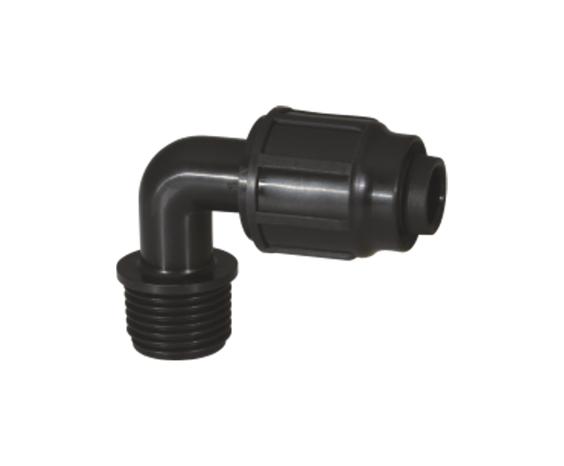 Уголок для капельного полива 16 x 3/4" НР (Poliext 04570020 PN4)
