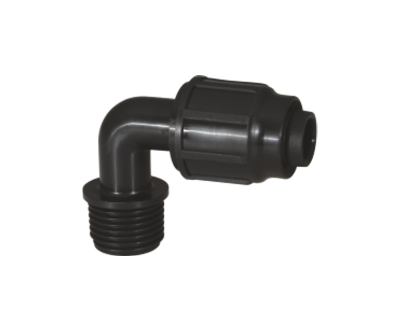 Уголок для капельного полива 16 x 1/2" НР (Poliext 04570010 PN4)